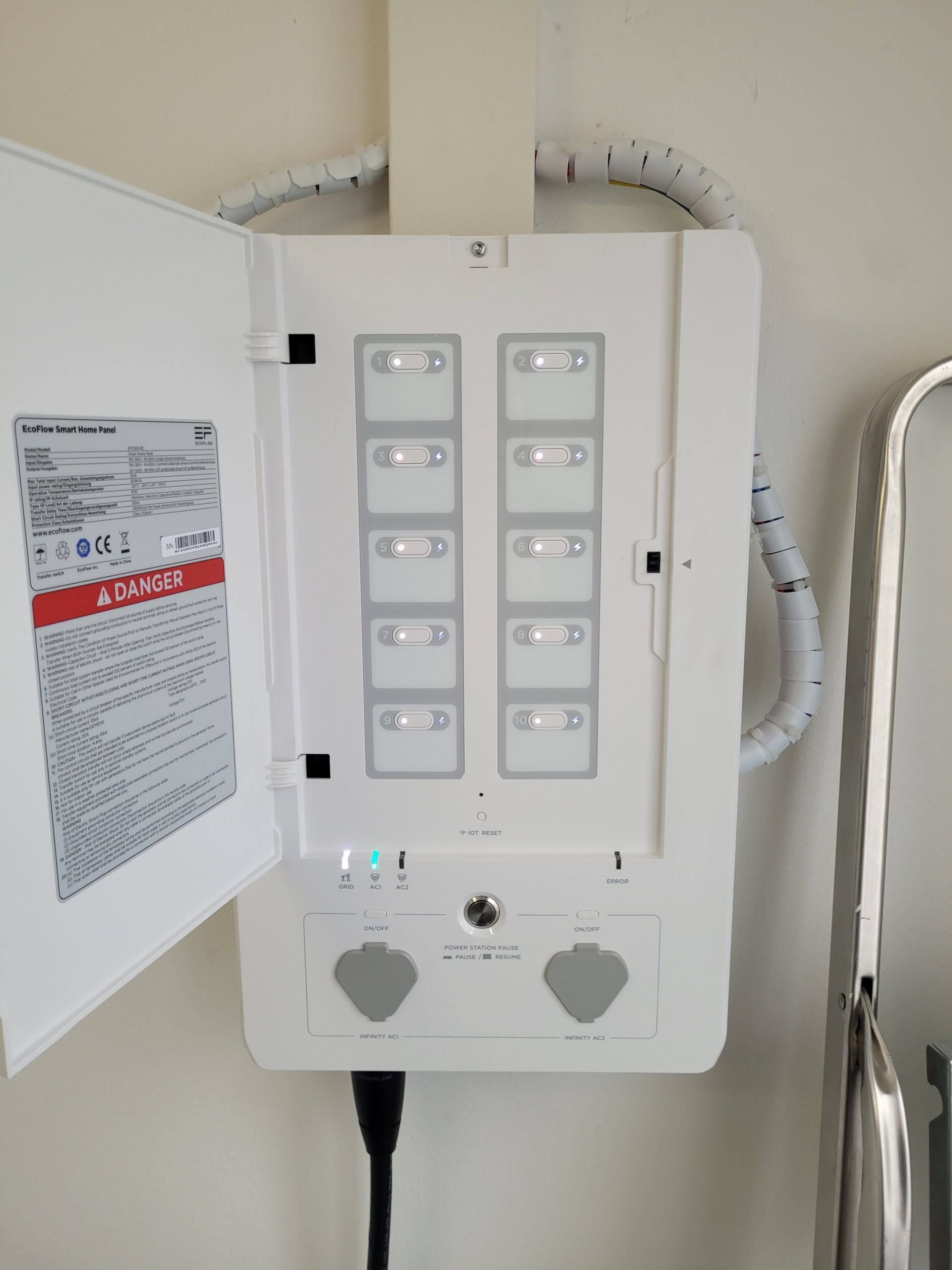 Tableau de gestion électrique installé par PANNELEC
